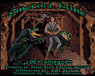 Emerald Mine screenshot 4 for Amiga